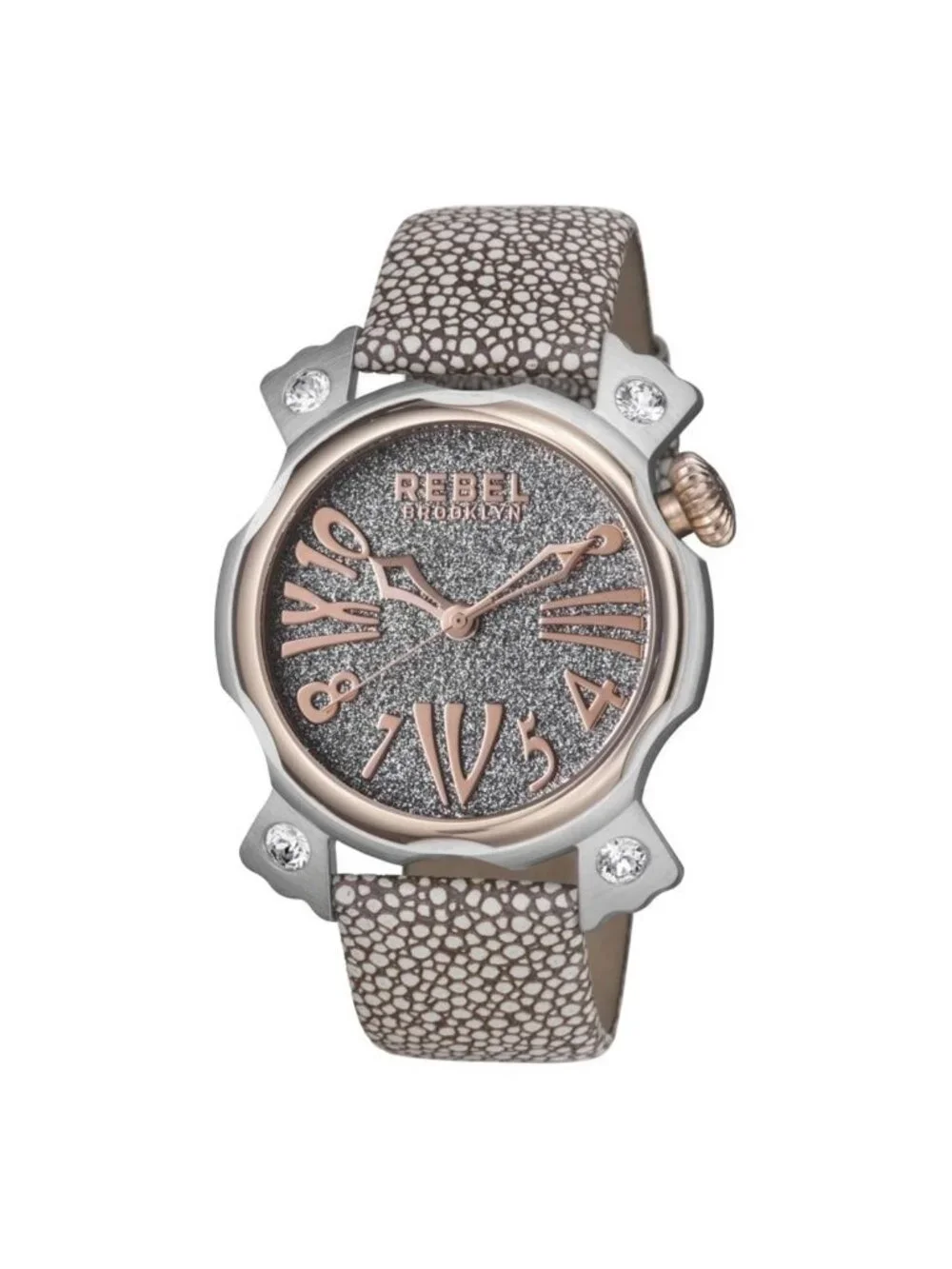 NWT Rebel Coney Island Quartz White Dial Men's Watch
